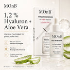 MOnB Hyaluron Serum 1,2 Prozent mit Aloe Vera für intensive Feuchtigkeit und glatter wirkende Haut