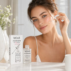 MOnB Hyaluron Serum Anwendung mit Pipette für frische gepflegte und praller wirkende Haut