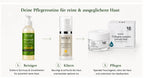 MOnB Pflegeroutine mit Reinigungsgel, Gesichtstonic und Marine Collagen Complex Cream Fine.