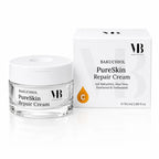 MOnB Bakuchiol PureSkin Repair Cream im Tiegel mit weißer Produktbox als Pflege für unreine und zu Pickeln neigende Haut