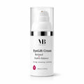MOnB EyeLift Cream Retinol & Hydro Balance im weißen Airless-Spender mit transparentem Deckel.