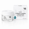 MOnB Marine Collagen Complex Cream Fine im Tiegel mit weißer Produktbox als leichte Tagescreme für alle Hauttypen